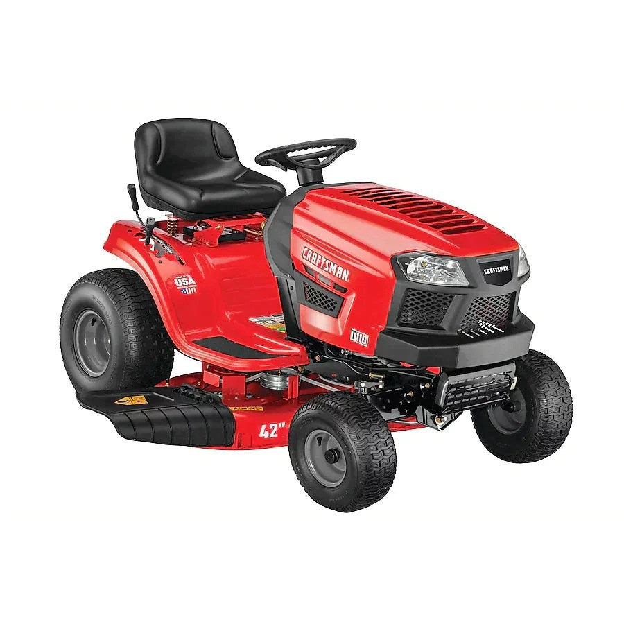 CRAFTSMAN T110 42-Inch 17.5 HP Gas Riding Lawn Mower for Efficient Lawn Care