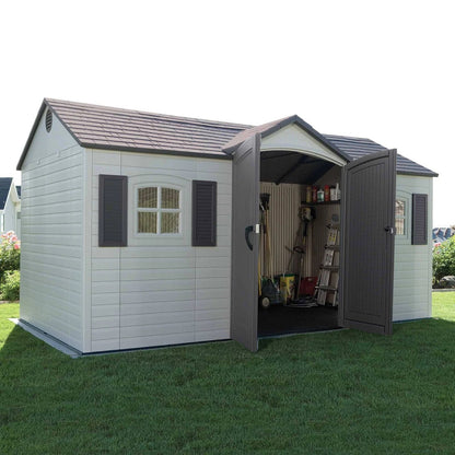 Lifetime 15 ft x 8 ft Garden Storage Shed